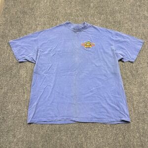 VTG Hanes‎ Beefy-T T-Shirt Men's XL Bad Ass Of Kona Hawaii Single Stitch Blue